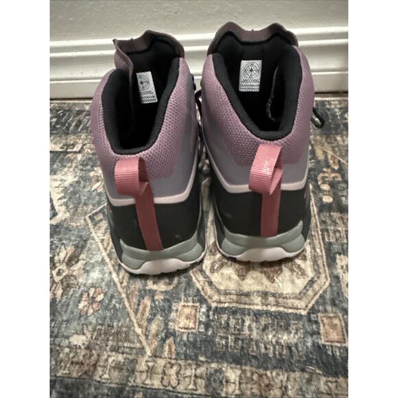 Mint Oboz Arete Waterproof Corduva Purple Black Trail High Top Sneakers 7.5 - Picture 4 of 8